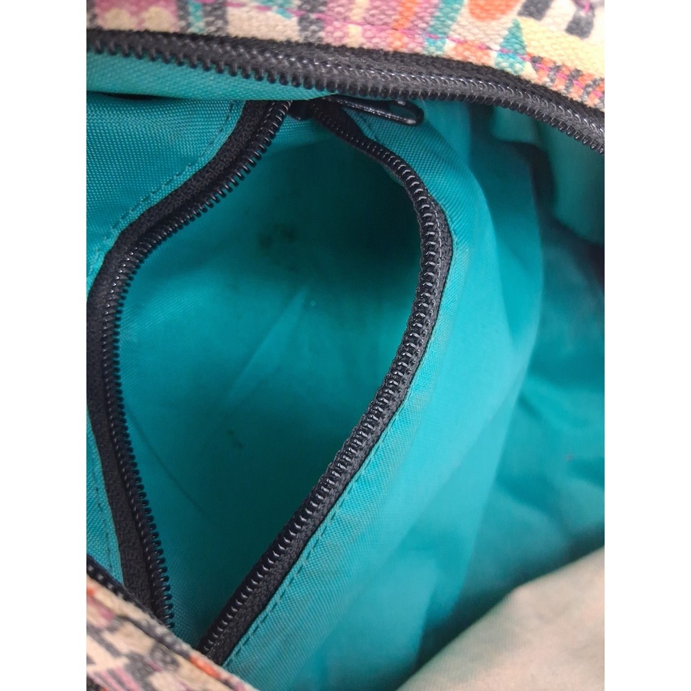 KAVU Rope Sling Bag Colorful Geometric Pattern. K - Picture 5 of 11